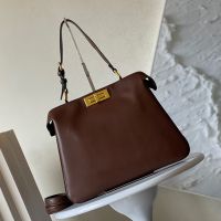 Fendi Medium Peekaboo Soft Bag Leather Coffee